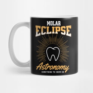 Funny Dentist Eclipse Astronomy Dental Student Design Mug